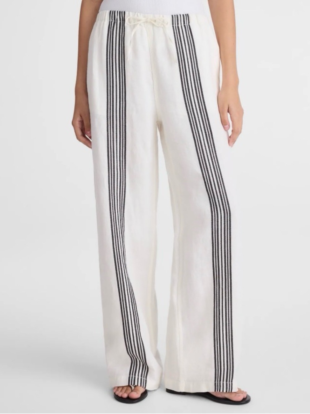 Madewell Pull-On Pants in Linen Blend NWOT